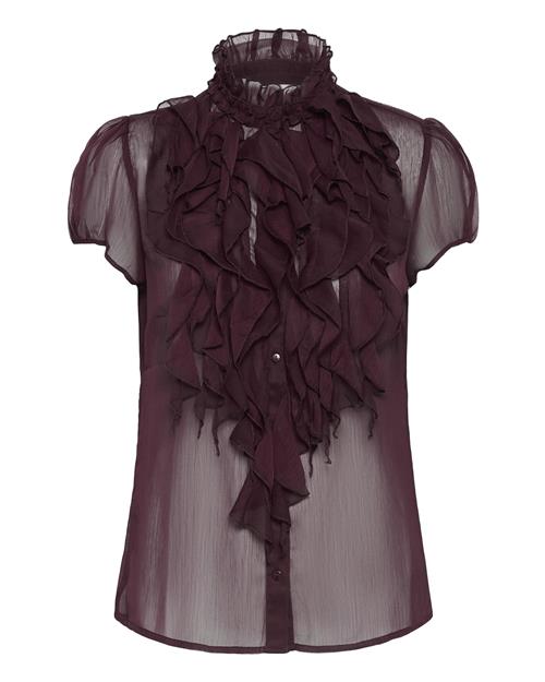 SAINT TROPEZ Bluse 'SZLilja'  vinrød