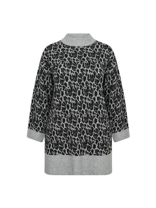 Wasabi Concept Pullover 'Nimo'  lysegrå / mørkegrå / sort