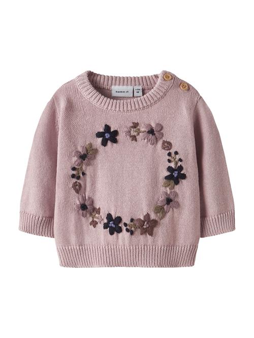 NAME IT Pullover 'NBFOPAIR'  opal / brun / oliven / lysviolet