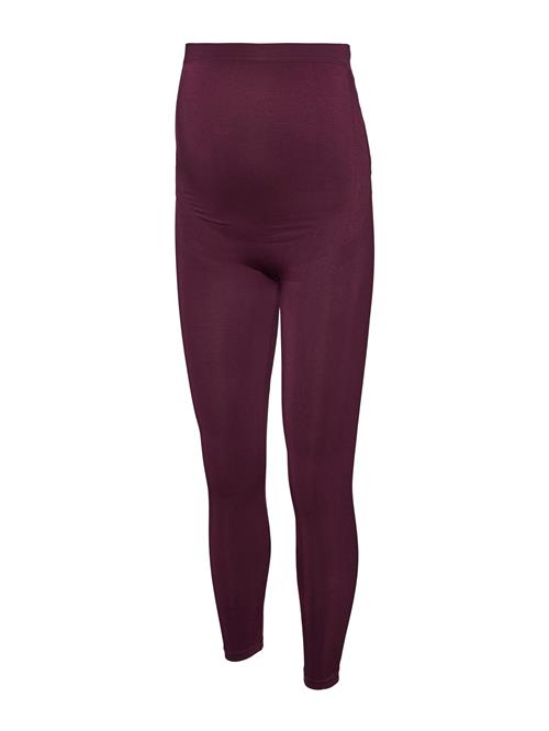 MAMALICIOUS Leggings 'MLTIA JEANNE'  vinrød
