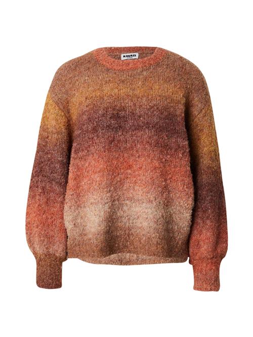 KAVAZI Pullover 'Foxglove'  brun