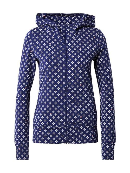 Blutsgeschwister Sweatjakke 'Duba'  marin / hvid
