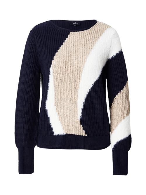 monari Pullover  navy / cappuccino / hvid