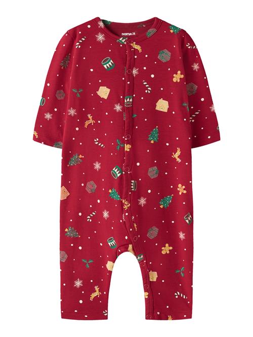 NAME IT Jule Natdragt Vismas Jester Red