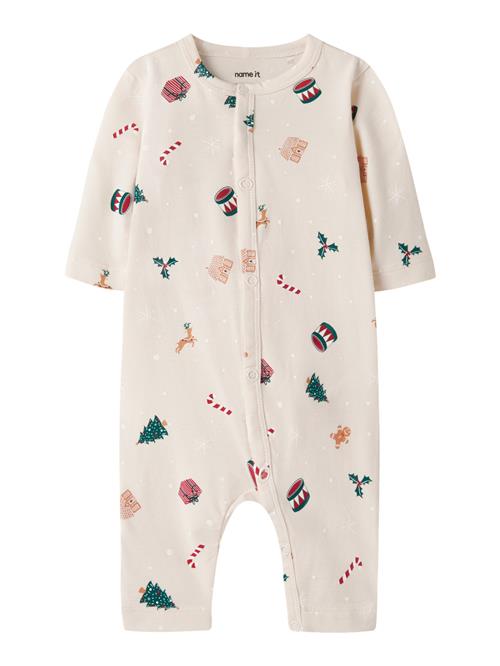 NAME IT Jule Natdragt Vismas Whitecap Gray