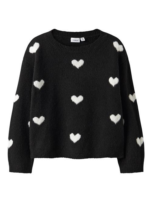 Se NAME IT Striktrøje Ona Black Cloud Dancer Hearts hos SmartKidz