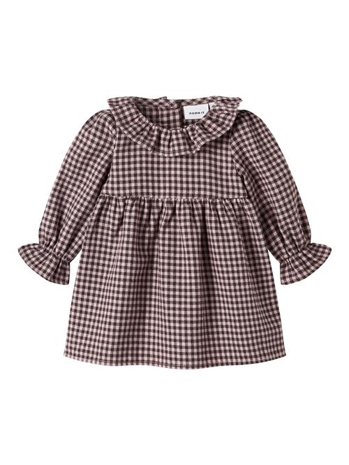 Se NAME IT Kjole Oninka Seal Brown Burnished Lilac hos SmartKidz