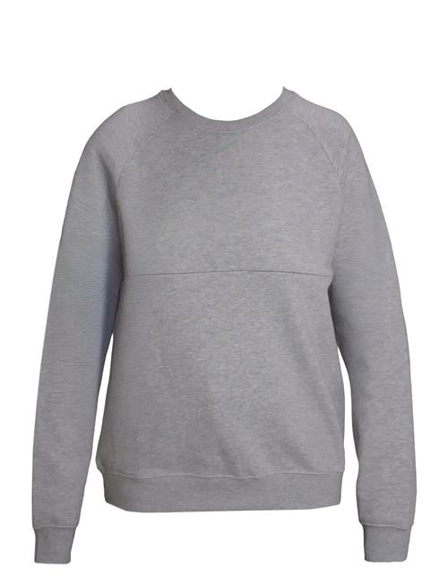Thermal Nursing Sweatshirt Boob Grey