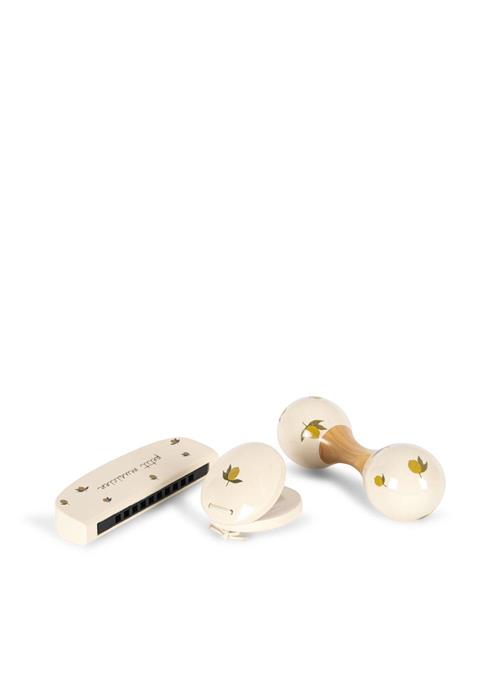 Konges Sløjd Petit Glossy Musiksæt Lemon  Lemon One Size  Beige  One Size  mand