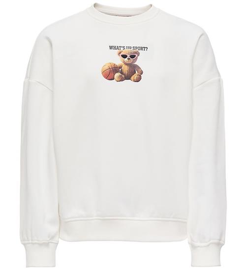 Kids Only Sweatshirt - KogBila - Egret/Sport