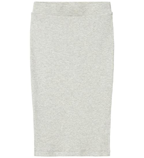 Name It Nederdel - Rib - NkfHeljaya - Light Grey Melange