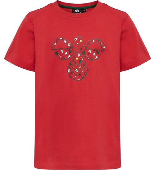 Hummel T-shirt - hmlSanta - Rød