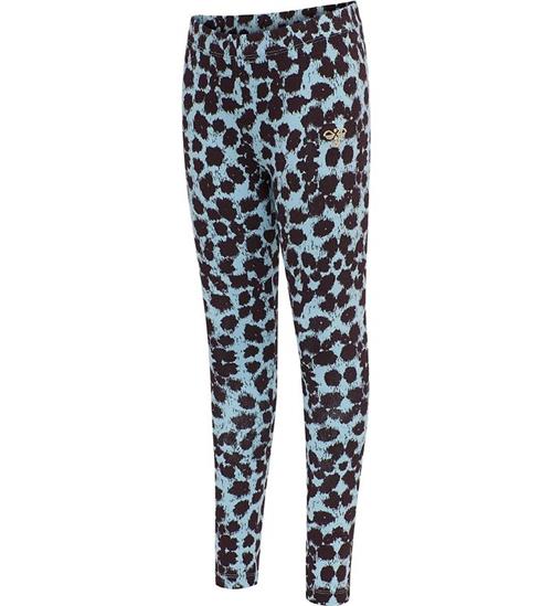Hummel Leggings - hmlBadia - Blå/Sort