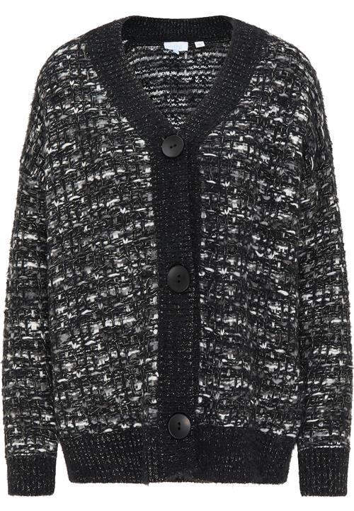 usha BLUE LABEL Cardigan  sort / hvid