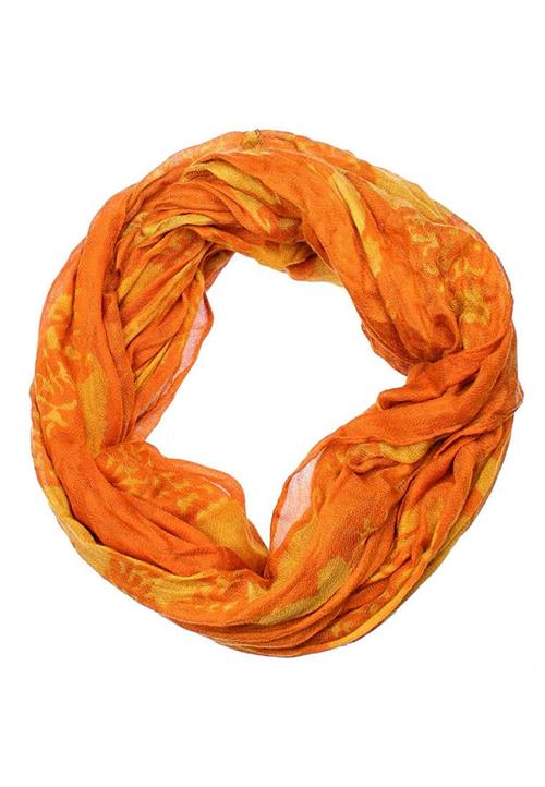 MYMO Sjal  sennep / orange