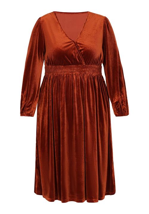 faina Kjole  rustbrun / cognac / bronze