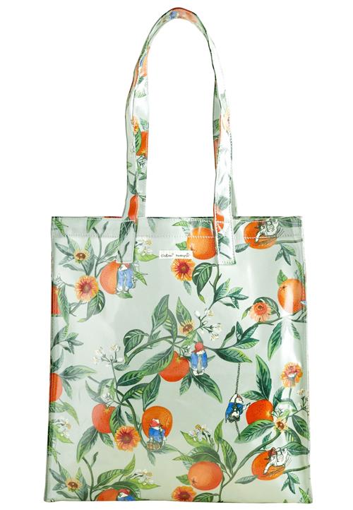 Cath Kidston Shopper 'Paddington'  blå / pastelgrøn / mørkegrøn / orange