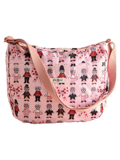 Cath Kidston Skuldertaske 'Faltbare'  pink / rosé / sort / hvid