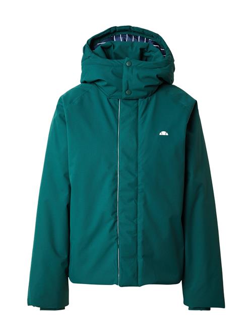 ELLESSE Vinterjakke 'Zenira'  mørkegrøn / hvid