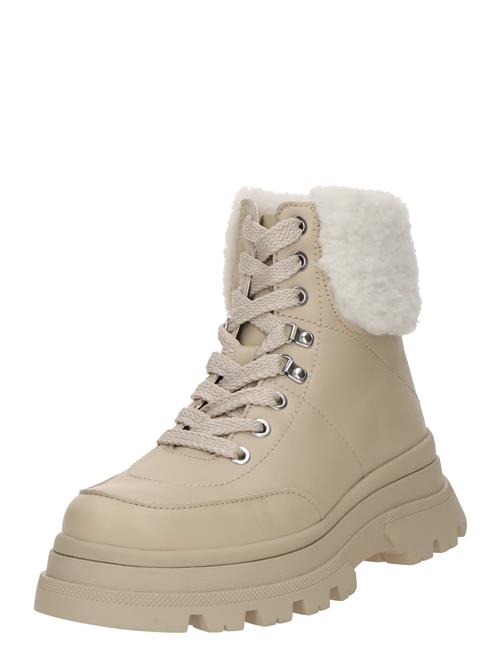 BOSS Snørestøvletter 'Foster'  beige / ecru