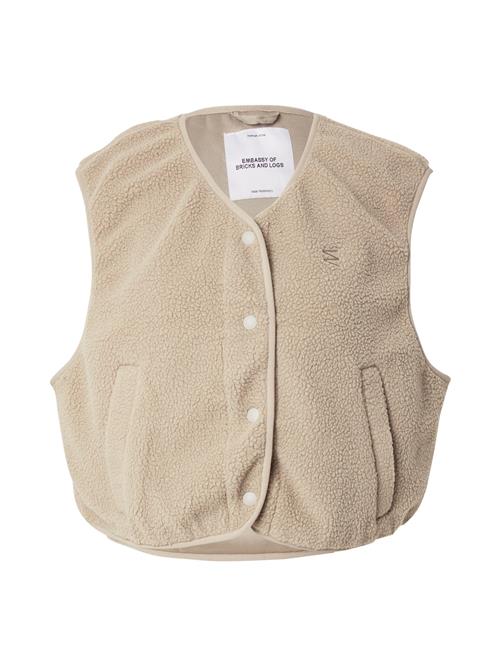 Embassy of Bricks and Logs Vest 'Belva'  beige