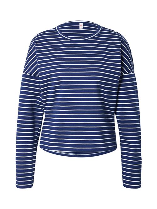 Blutsgeschwister Shirts 'Stereo'  mørkeblå / hvid