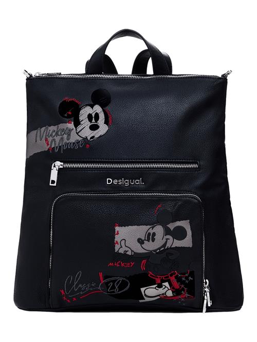 Desigual Rygsæk 'Mickey Rock Pretoria 2.0'  grå / rød / sort