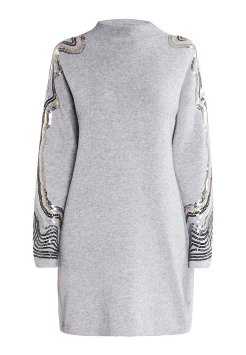 faina Pullover  beige / grå / sort / sølv