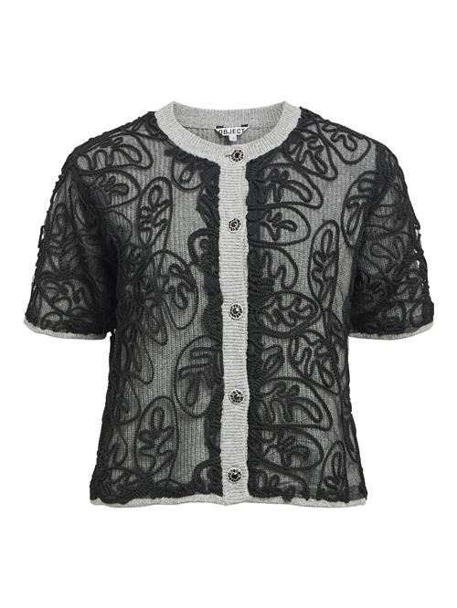 OBJECT Cardigan 'OBJFariba'  grå / sort
