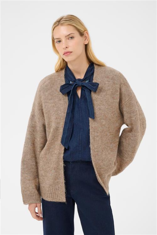 Part Two Cardigan 'PWRastina'  beige-meleret