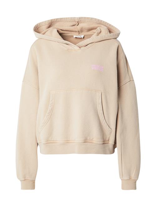 AMERICAN VINTAGE Sweatshirt 'PLIZZY'  beige / lyserød