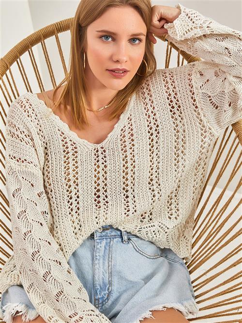 Bianco Lucci Pullover  ecru