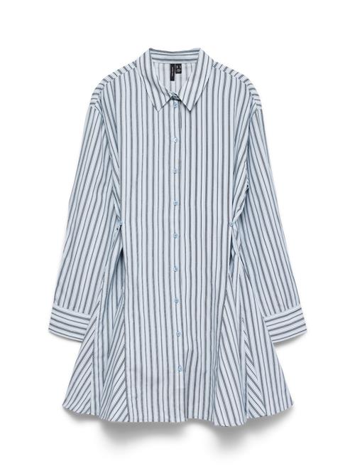 VERO MODA Blusekjole 'VMSiena'  himmelblå / sort / hvid