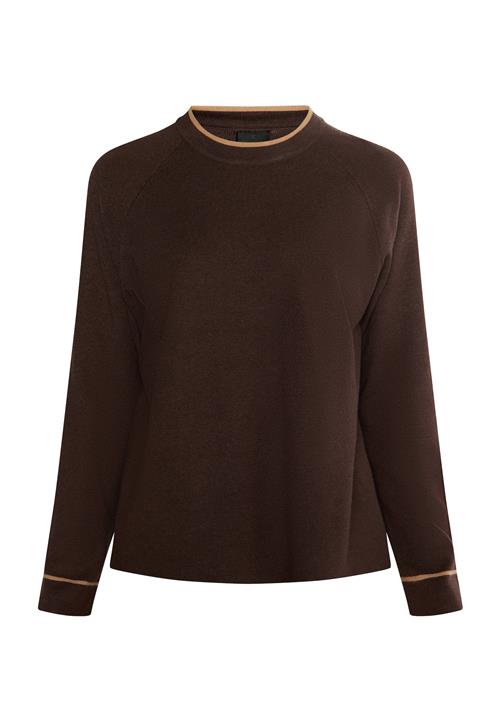 DreiMaster Klassik Pullover 'Baradello'  lysebrun / mørkebrun