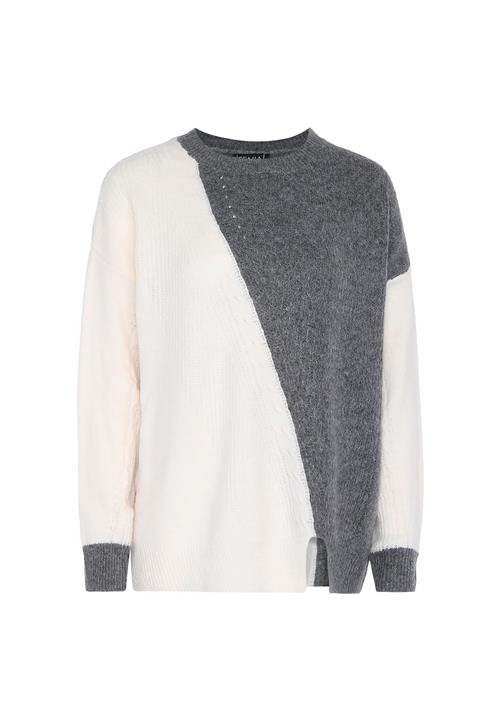 FENIA Pullover  grå / hvid