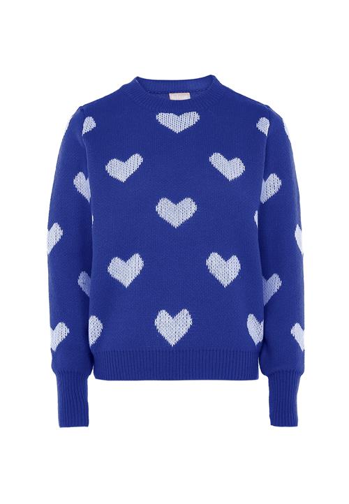 Jalene Pullover  mørkeblå / hvid