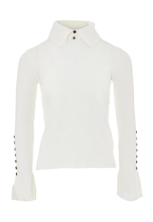 caissa Pullover  guld / uldhvid