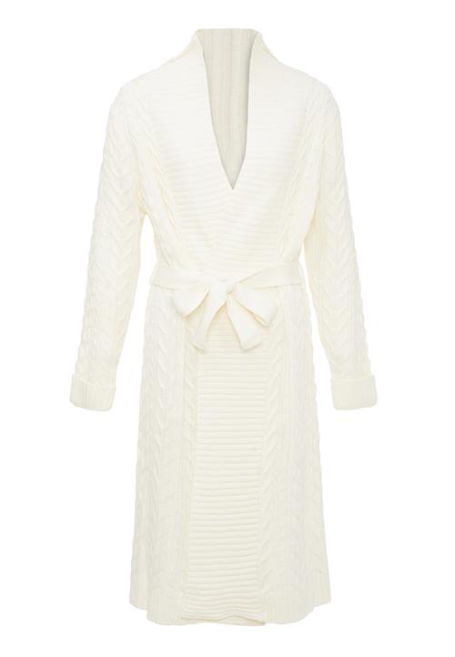 aleva Cardigan  uldhvid