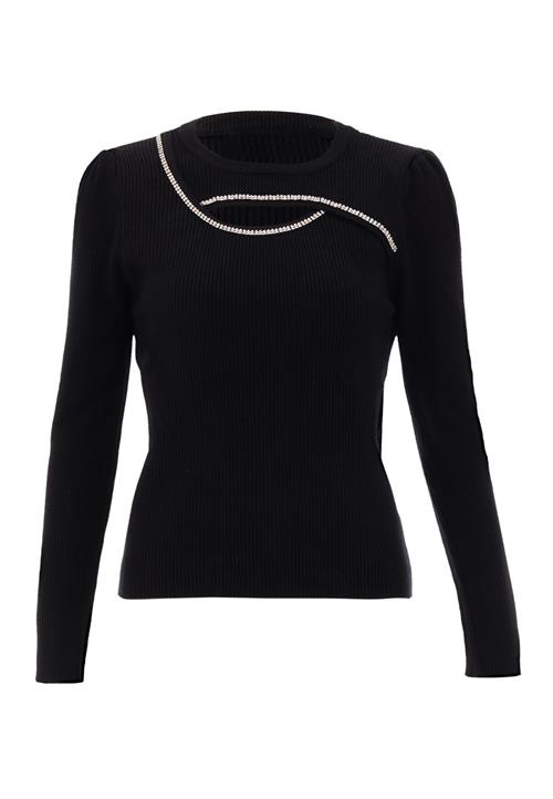 NAEMI Pullover  sort / sølv