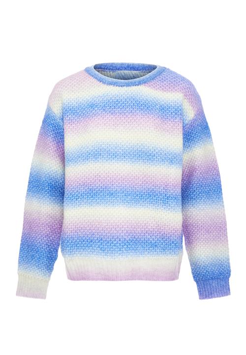 Sidona Pullover  turkis / blandingsfarvet