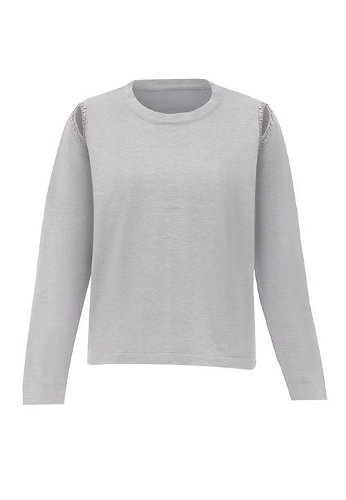 carato Pullover  lysegrå