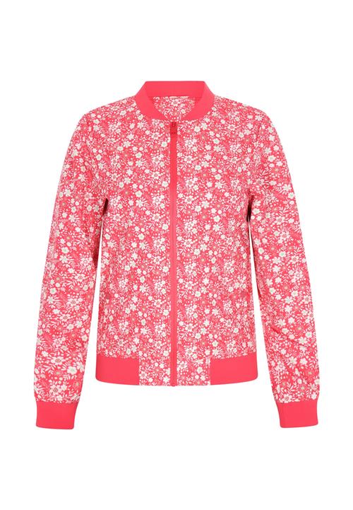 aleva Overgangsjakke  pastelgrøn / lys pink / hvid