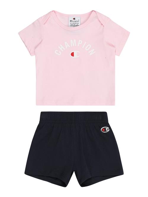 Champion Authentic Athletic Apparel Joggingdragt  lyserød / rød / sort / hvid