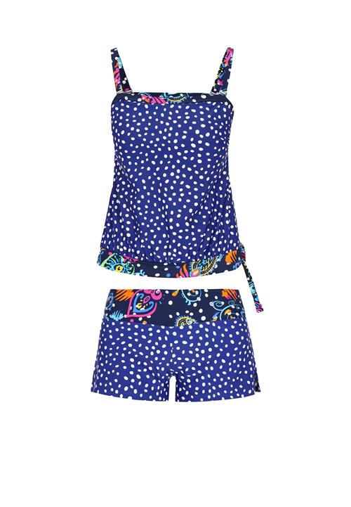 EYOTA Tankini  blå / lyseblå / orange / hvid