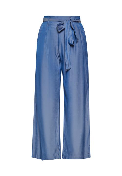 Gaya Bukser med lægfolder 'Festival'  blue denim