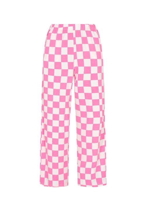 nelice Bukser 'Rock'  lys pink / hvid