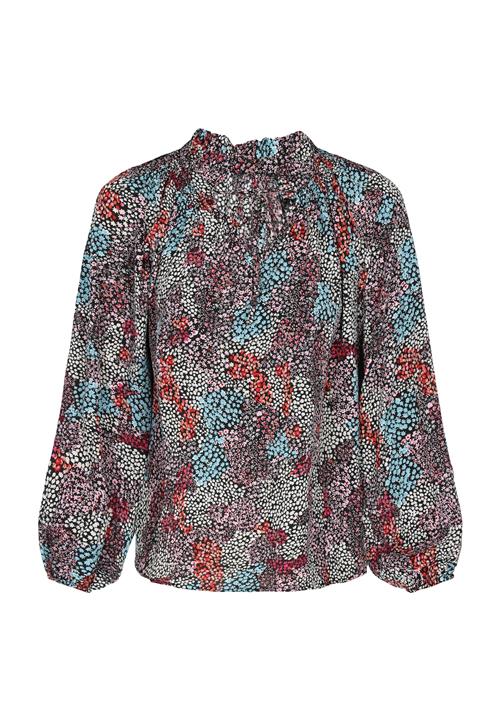 NALLY Bluse 'Fashion Look'  himmelblå / gammelrosa / mørkerød / sort