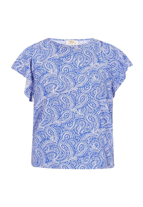 Gaya Bluse 'Fashion Look'  blå / hvid