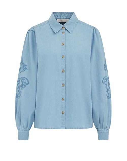 WE Fashion Bluse  lyseblå