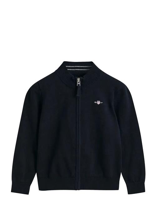 Shield Cotton Zip Cardigan GANT Blue